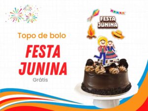 capa topo de bolo festa junina