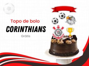 capa topo de bolo corinthians