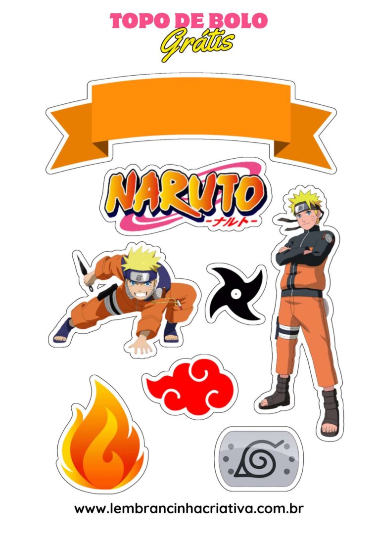 topo de bolo naruto