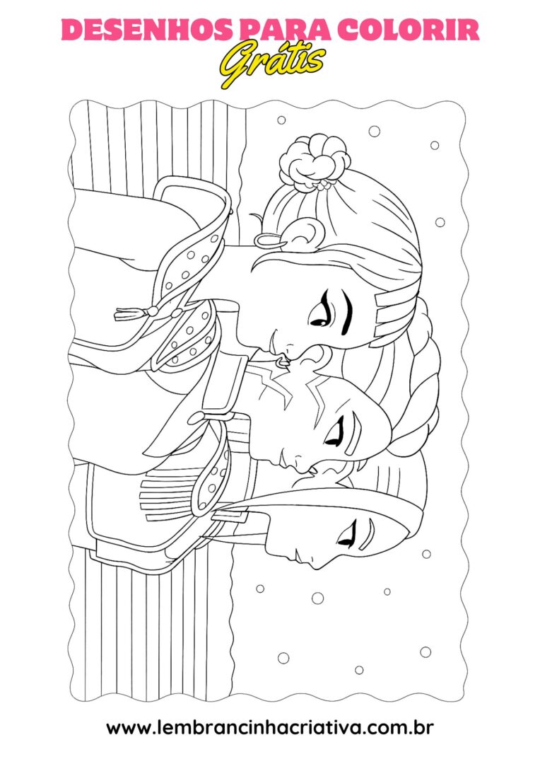 desenho das guerreiras do k-pop para colorir