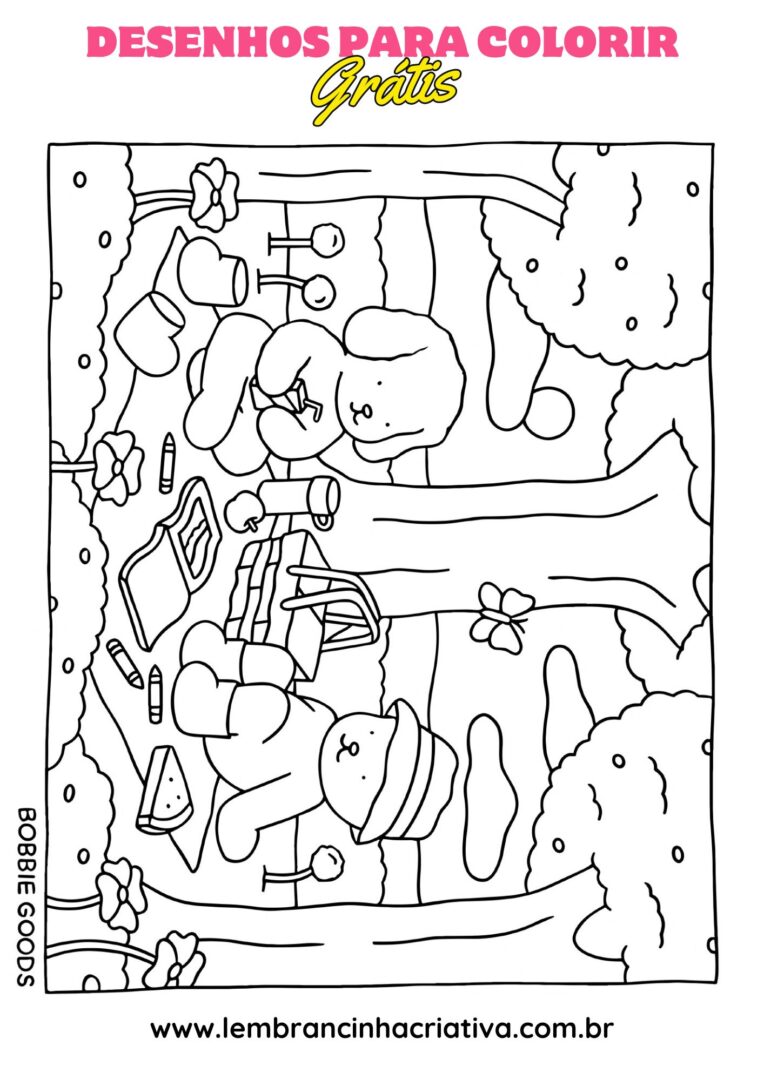 desenhos para colorir bobbie goods modelo 2