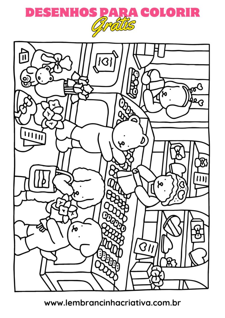 desenhos para colorir bobbie goods modelo 3