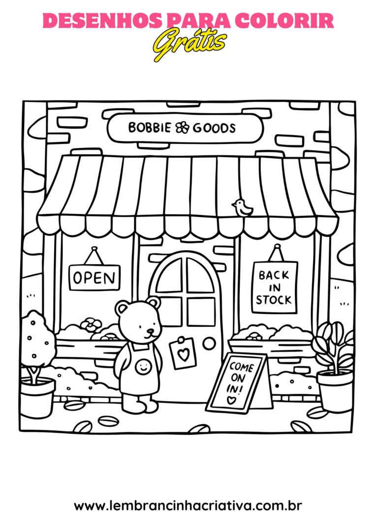 desenhos para colorir bobbie goods