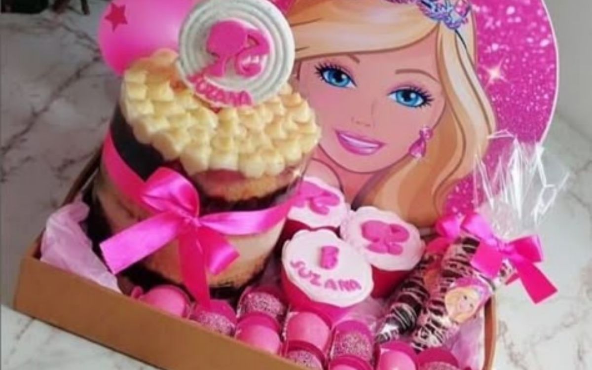 festa na caixa tema barbie