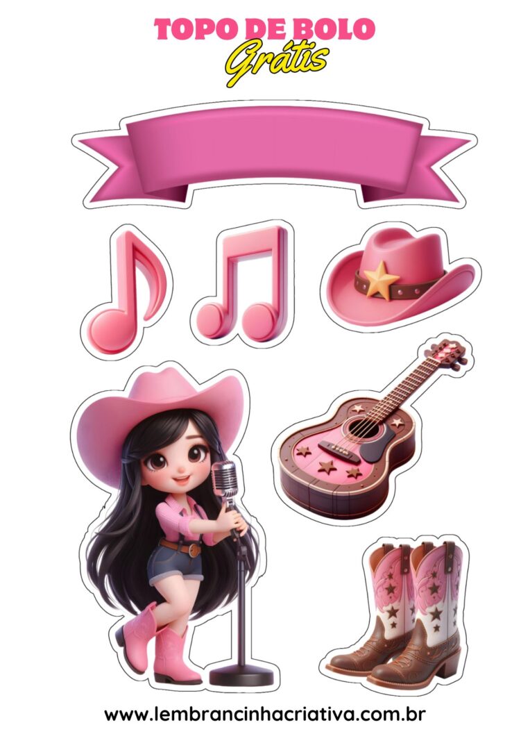 topo de bolo Ana Castela