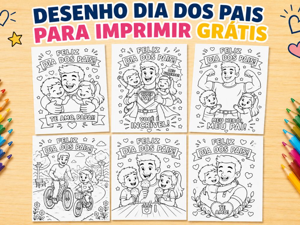 desenho dia dos pais para colorir e imprimir grátis
