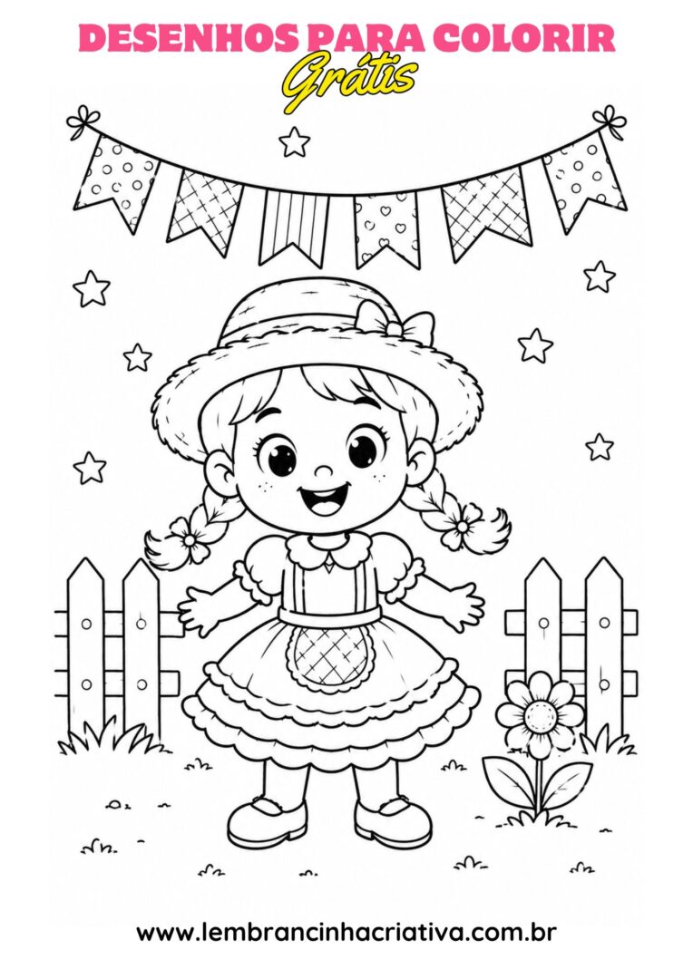 desenho festa junina