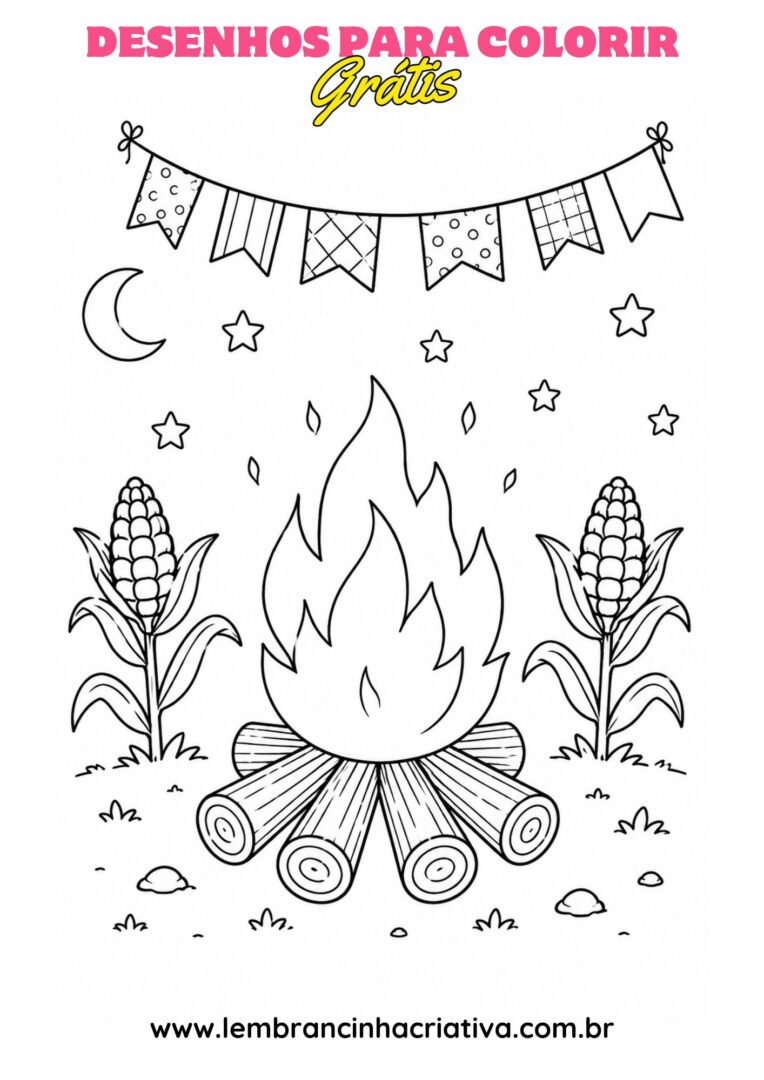 desenho festa junina