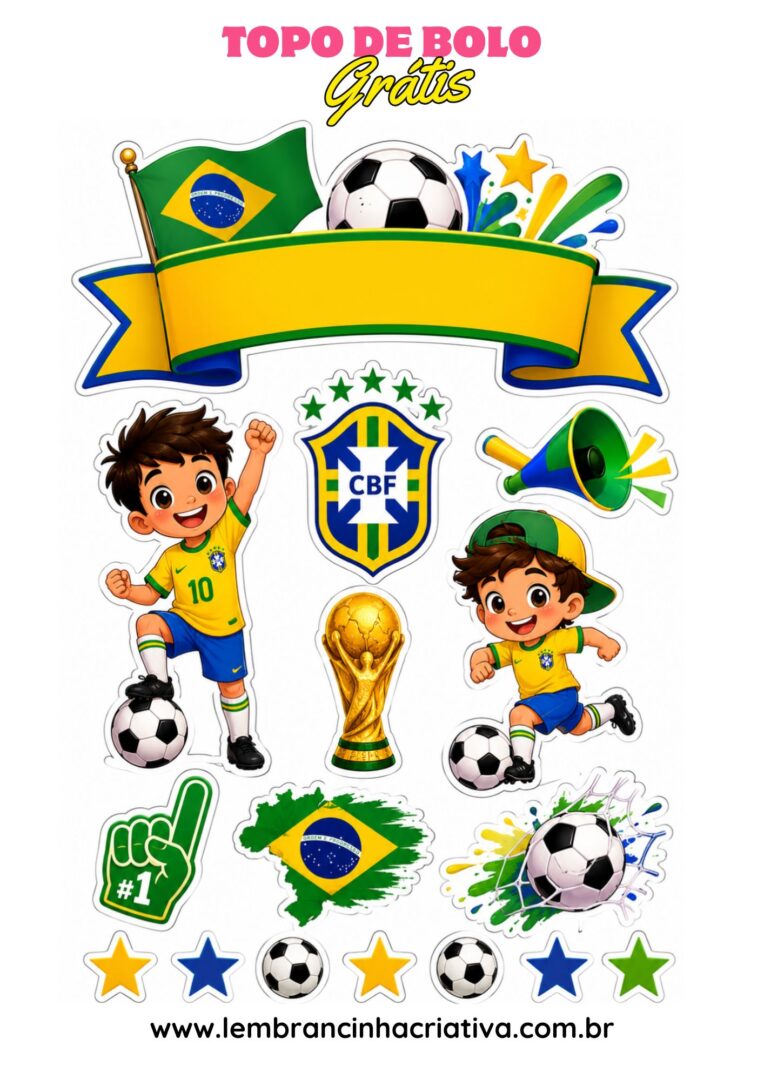 topo de bolo copa do mundo 2026