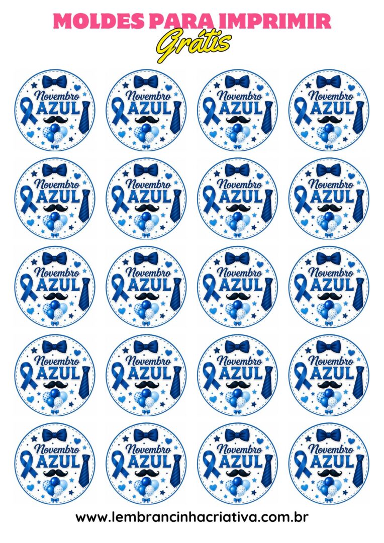 adesivo novembro azul