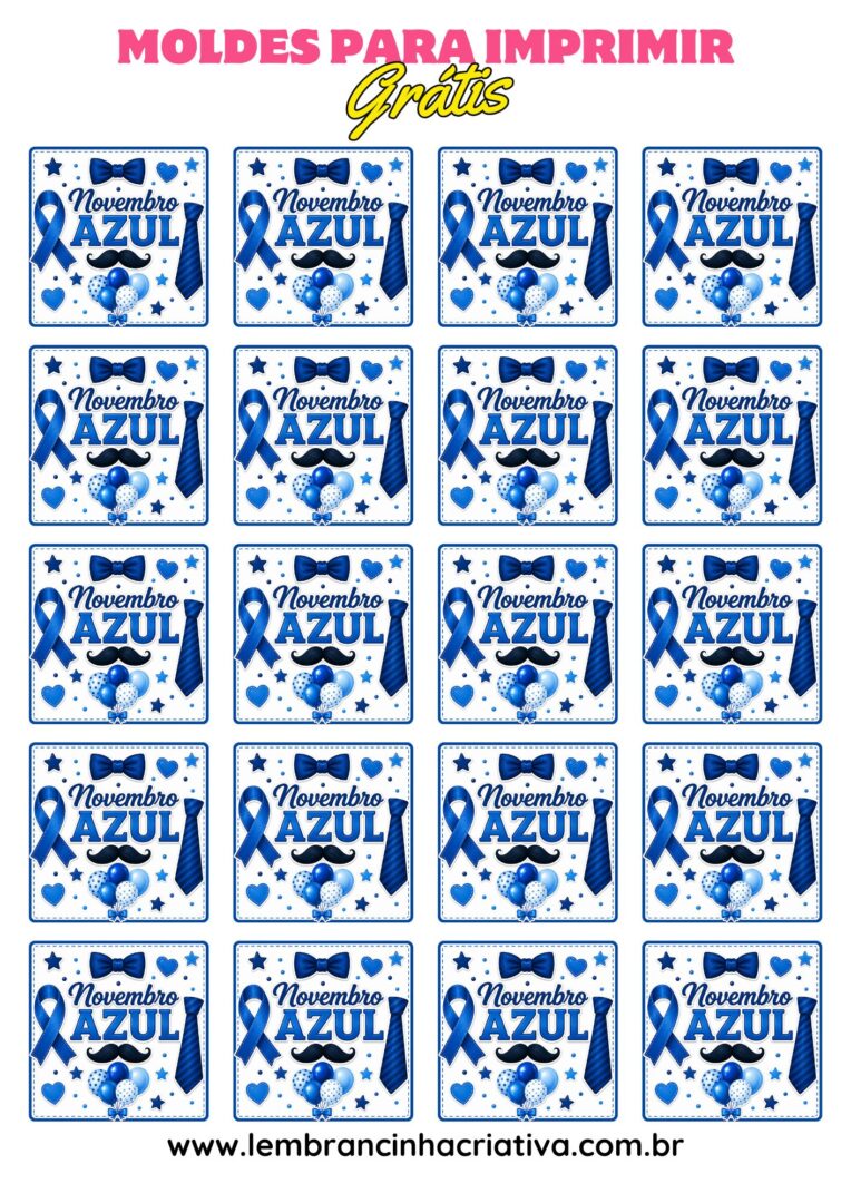 adesivo novembro azul
