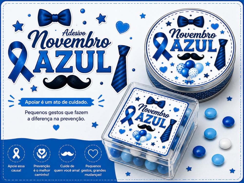 adesivo novembro azul