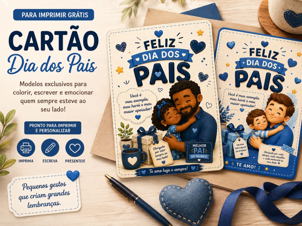 cartão dia dos pais