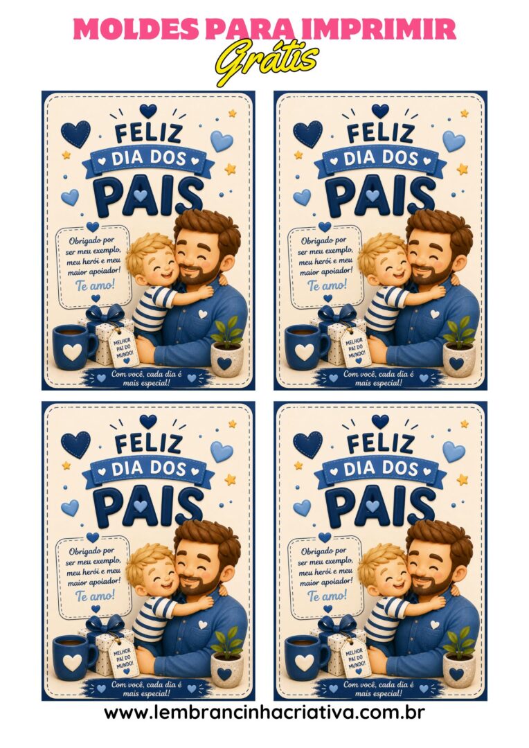 cartão dia dos pais