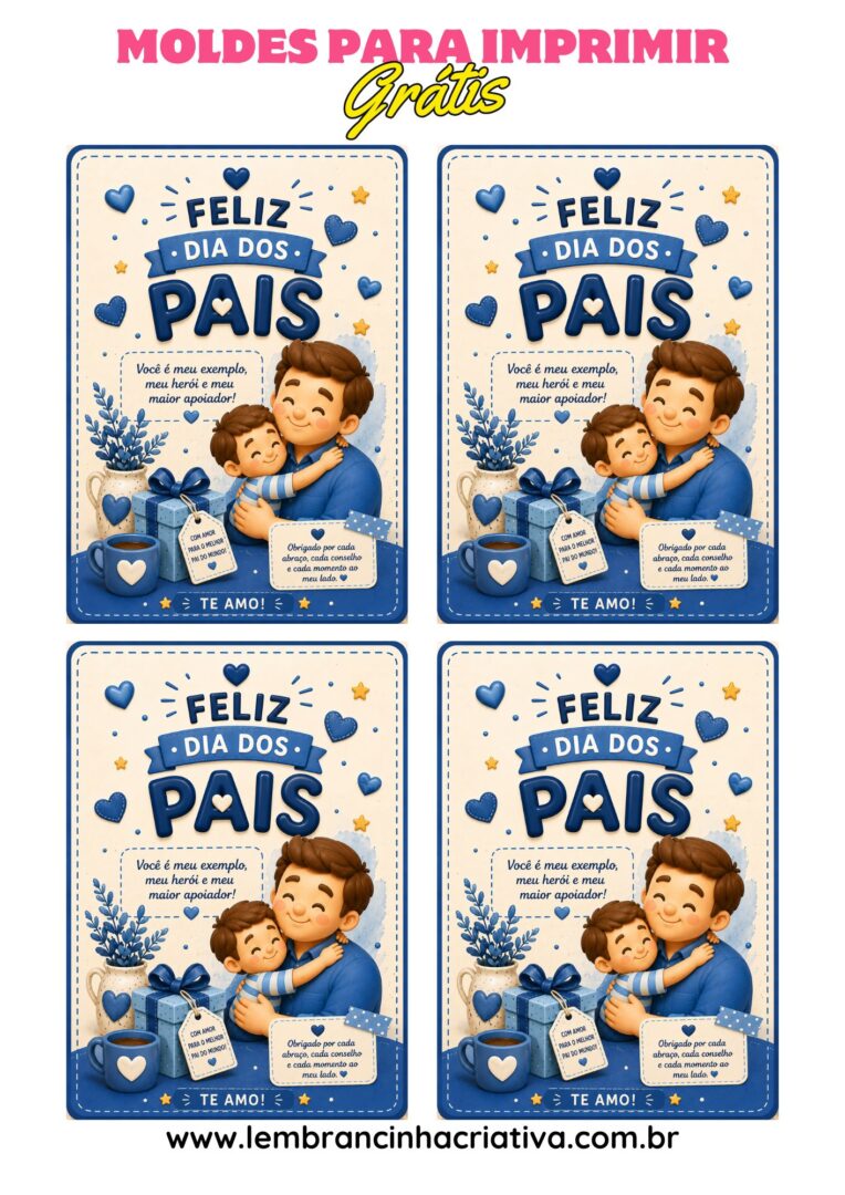 cartão dia dos pais