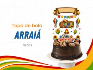 topo de bolo arraiá