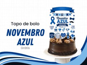 topo de bolo novembro azul